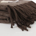 612020 100% Yak Luxury Double Side Natural Color Weave Blanket